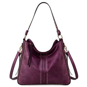 Hobo Handbag Large Purses And Handbags With Studs And Crossbody :]